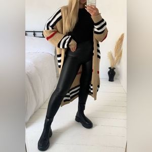 Oversized knit cardigan